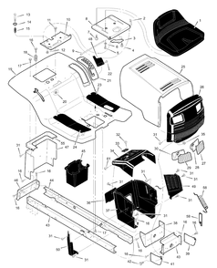 Part Location Diagram of F-99777 Murray Book, Instruction